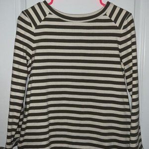 Banana Republic Women's Striped Long Sleeve Striped Shirt (never worn)